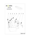 ALTEA * APLIQUE LED BLANCO 30W - 4000K